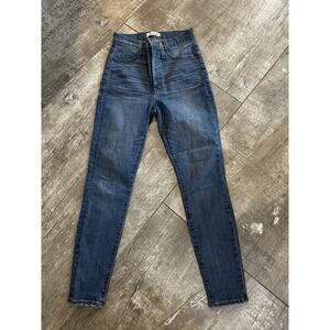 Madewell Jeans Women’s Size 27 High Rise Skinny Stretch Blue Jeans Pants